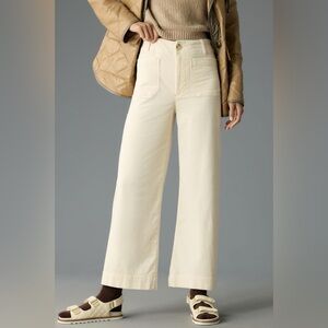 Anthropologie Colette Wide-Leg Cropped Pant by Maeve